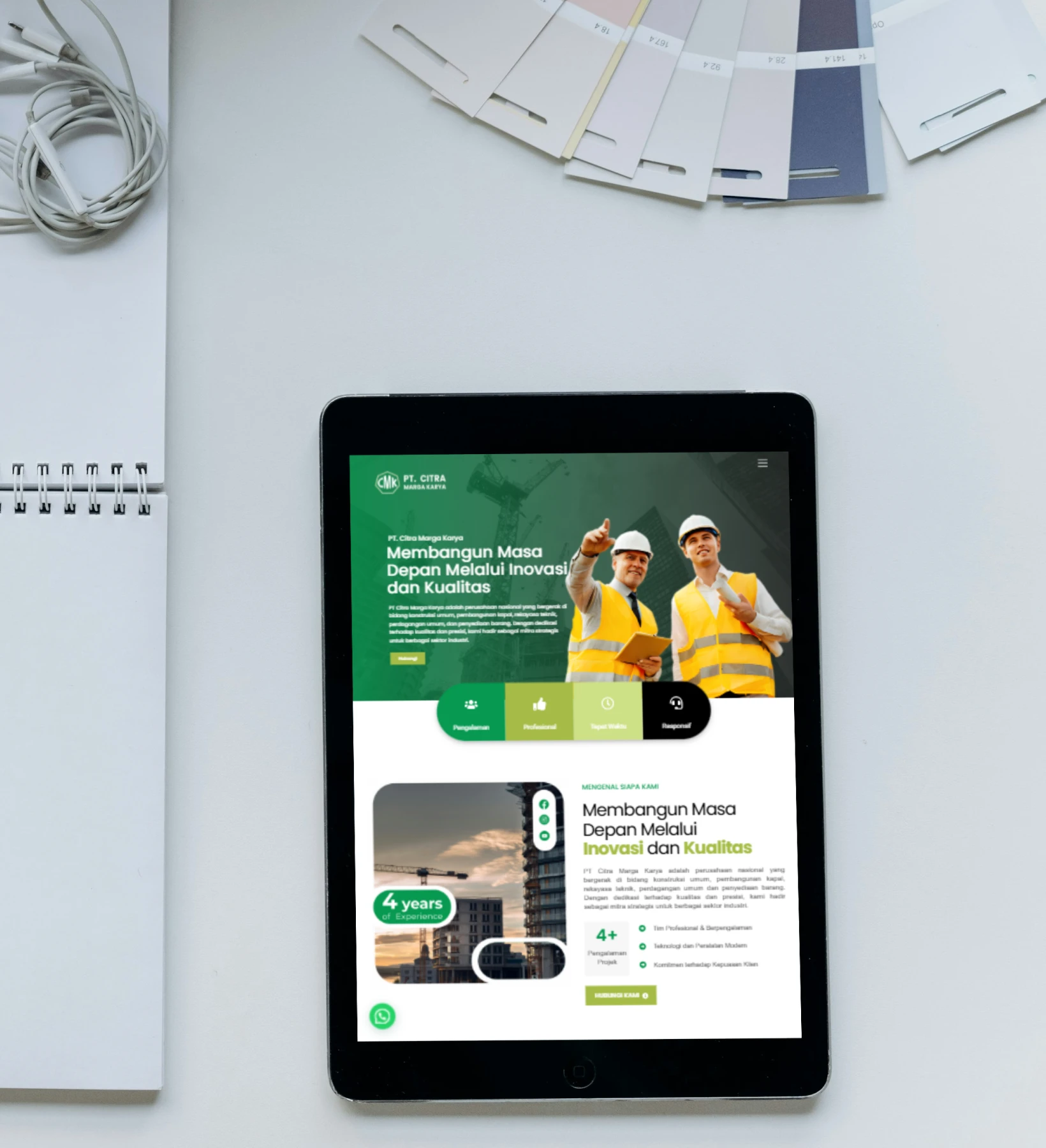 Website Company Profile Kontraktor & Shipbuilding - Citra Marga Karya ...